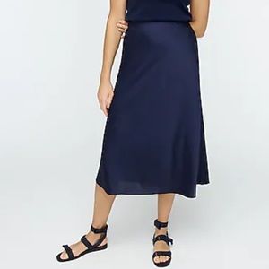 J. Crew - Pull-on Slip Skirt - Navy